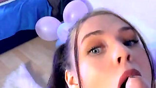 Omg ! I love to suck his big cock so much