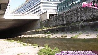 Sophisticated girl at casting trailer