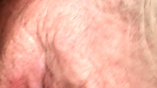 Jerking off in rubber