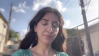 Teenie Bukkake Cumwalk - 18yo Covered in Cum Walking