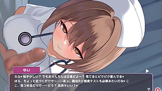 Hentai Game - Naughty Nurse Gets Her Tits Out for a Paizuri - Sakusei Shinsatsu