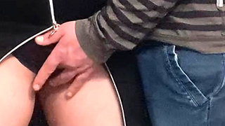 Dirty Hobby in Crowded Subway - Pussy Fingering