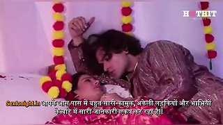 Revel in the intense passion of a newlywed Indian night