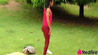 Niara Pessanha, Vinny Burgos And Big Pussy - Treinando O Cuzinho Da Tarada Ao Ar Livre Com Anal E Dp 10 Min