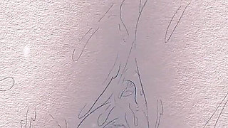 Animation on Paper- Pens and Pencils Hentai Anime: Hunter X Hunter Menchi Cartoon Porn 2D Sex