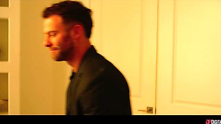 Gorgeous redhead bride adult soul-stirring clip