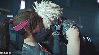 Cloud Fucks Tifas Big Tits & Jessies Pussy - Moaning Cowgirl Creampies, Blowjobs & Swallows In Lingerie