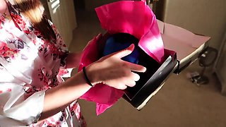 Christina Khalil Sexy Blue Bikini Try On Patreon Video