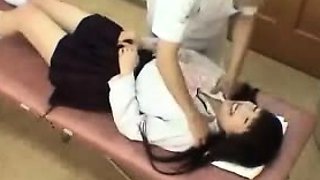 Japanese Schoolgirl Sex Massage Fake Masseur Spycam 3