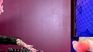 Leather Face Sitting in Bondage Ft Mistress Lunatika Maz Morbid