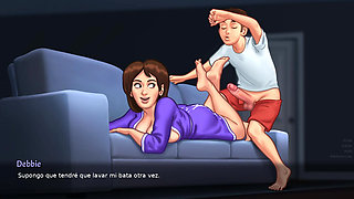 Hot Mom Knew That With That Dress She Could Make The Night Quite Romantic And Passionate - Summertime Saga