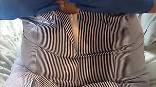 Naughty Nurse Julie - Oiled Tits & Bare Pussy Tease - 002-v-v-4-nurse-boobs