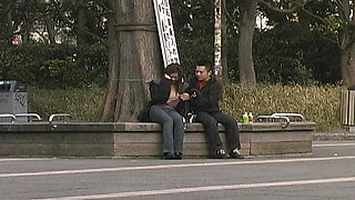 Mature Japanese Cougar Yagaide Shares Secret Outdoor Moments
