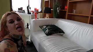 Big assed busty tit fuck and blowjob from curvy stunner