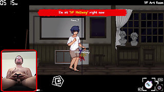 Giant and busty Japanese gives me a titjob and... (Houkago no Onigokko Gameplay6)