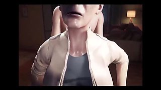 67 Year Old Granny With Big Tits Gets Hard Fucked By Young Turkish Husband - 3D Animation Sex