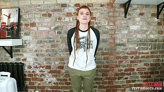 Emo Tattooed Teenager Bryla in Nude Video Casting Interview