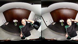 She Gives Me a Footjob I Cum Everywhere Virtual Real Porn