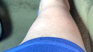 Pedal Pumping in Purple Socks