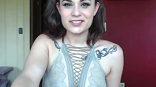 Cute teen anne solo anal masturbation