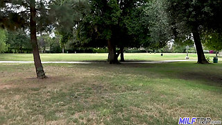 Slender milf stripper Taylor Lane rides big cock