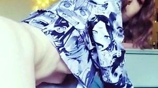 Hottest brunette solo webcam masturbation 2