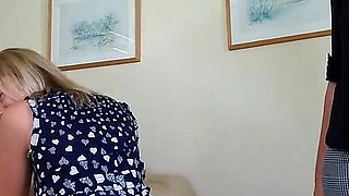 Naughty Stepmother Paddled