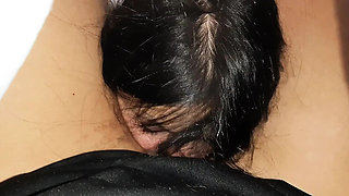 My Girlfriend Studies For Exam While Neighbor Eats My Pussy Under Blanket - Lesbian Threesome Teen Cheating