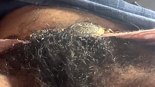 P.o.v: Hairy Pussy Sitting on Your Face… and Riding a Thick Dildo