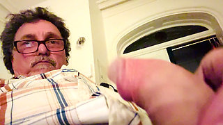 Father's juicy oozing penis again