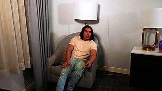 Nasty brunette pornstar with big boobs