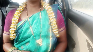 Step Dad Angry Daughter in Law Car Sex Telugu Crazy Dirty Talks. Part -2