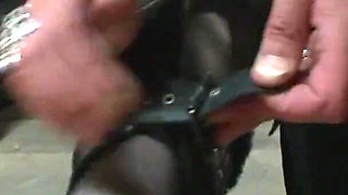 German BDSM buttplug slave