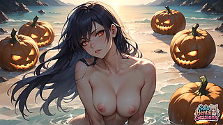 Pumpkin Glow & Blue Hair Solo Mug Seduction