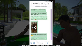 Italian Beautiful Wife Having Fun with Husband Friends