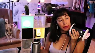 Chubby Brunette Big Boobs Dildo Masturbation