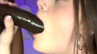 He likes to enjoy my big cock