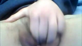 Rubbing my swollen huge clit