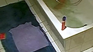 MILF Does Personal Hygiene in the Bathroom