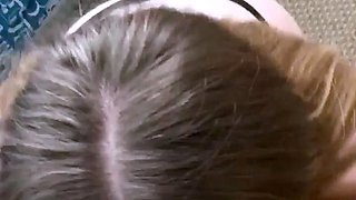 Amateur teen blowjob and cumshot from a guy