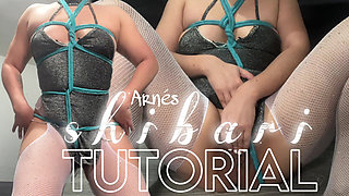 Shibari 2.0 Tutorial - I Teach You How to Make a Harness and I Masturbate in Front of the Camera