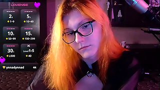 Busty amateur GF webcam solo