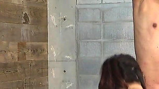 Clamps Lots of Clip Around Dick and Balls and Uses Various Whips to Knock Them off, It's Fun Time for Cosplayer Girl