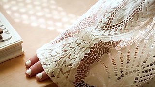 Teen brunette with an amazing big ass is named Jane Wilde