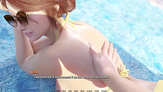 Horny Stepmom Gets Massage on the Beach