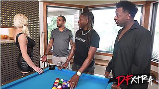 Frenchie Babe Enjoys 3 Cocks In Front Of Her Sub Cuck Bf