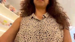 Self finger banging at work in the toilets for my bf