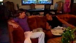 Beautiful Brunette Big Boobs Rides Fake Cock