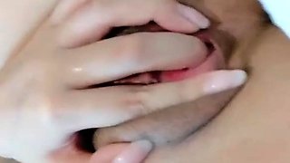 Close up teen foot worship