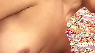 Skinny Asian teen filmed in threesome with step dad